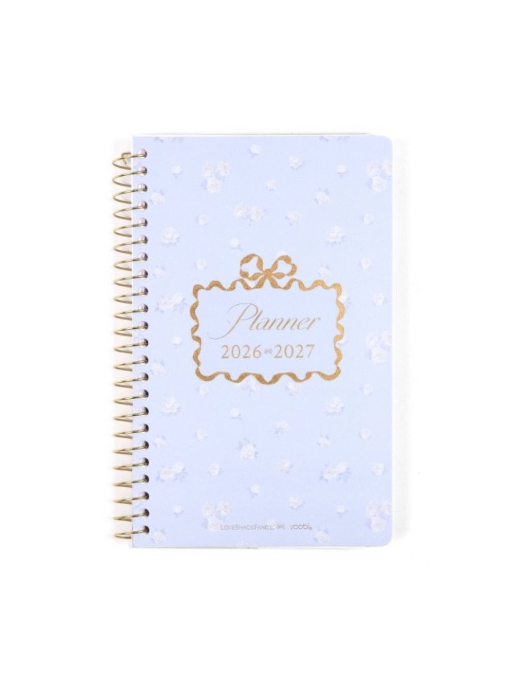 NWT LoveShackFancy x Target Planner 2026-2027 Weekly Planner -Light Blue